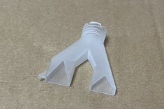 3D Doppel V-Naht Düse, Raupengeometrie 15x10mm und 15x16mm mit Anschlag