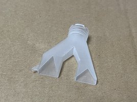 3D Doppel V-Naht Düse, Raupengeometrie 15x10mm und 15x16mm mit Anschlag