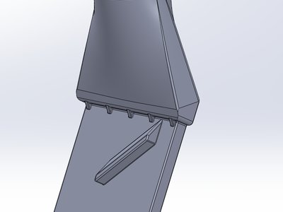 Formenfrei 3D 3D filling nozzle, fine thread M15, 2.3 x 26 mm, Loctite IND 405 Clear