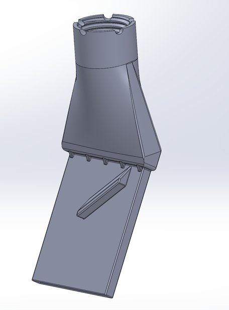 3D Fülldüse, Feingewinde M15, 2,3 x 26 mm, Loctite IND 405 Clear