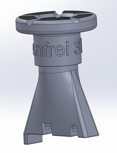 3D Mischeraufsatz Breitschlitzdüse, für Mischer mit 6mm Durchmesser, Loctite IND 405