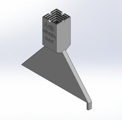 3D Mischeraufsatz für Quadromischer 10,3mm, Breitschlitzduese 62,5 x 0,5 mm mit Anschlag