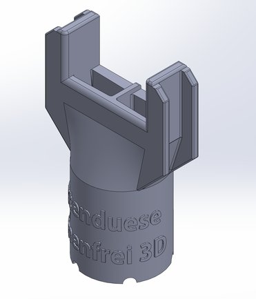 3D Plattendüse, Breite 20mm, M15x1,5