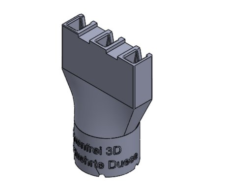 3D Profilgeführte Düse, 3 Raupen 5x5mm, Loctite IND 405 Clear