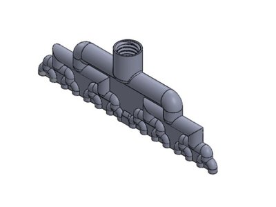 Formenfrei 3D 3D Spreaderhead, coarse thread S15, 3 x 9.5 x 16mm, FDM printing