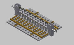 Aluminium Klebevorrichtung