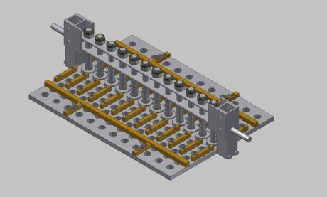 Aluminium Klebevorrichtung