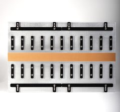 Form für 10 Prüfkörper (100 mm x 25 mm)