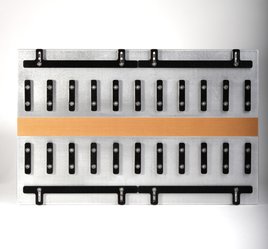 Form für 10 Prüfkörper (100 mm x 25 mm)