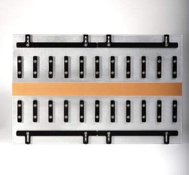 Form für 10 Prüfkörper (100 mm x 25 mm)