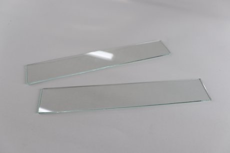Glasprüfkörper 300 x 53 x 3 mm, Kanten entgratet