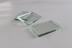 Glasprüfkörper 50 x 30 x 4,8 mm, Kanten entgratet