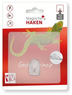 Magische Haken Groß - Einzelhaken, 10 x 10 cm, belastbar bis ca. 4,5 kg