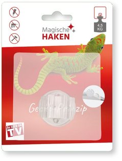 Magischer Klemmhaken Transparent