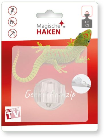 Magischer Klemmhaken Transparent