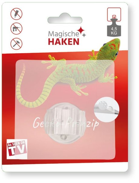 Magischer Klemmhaken Transparent