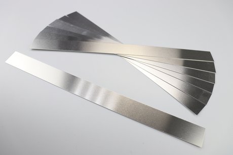 Prüfkörper Aluminium, Al 99,5, 300 x 25 x 0,5 mm