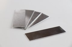 Prüfkörper Aluminium, Al 99,5, 80x25x1 mm