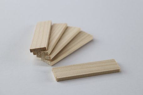 Prüfkörper Buche Holz 65 x 20 x 5 mm
