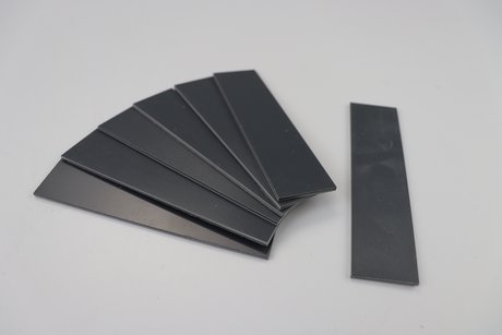 PVC Prüfkörper 100 x 25 x 2 mm