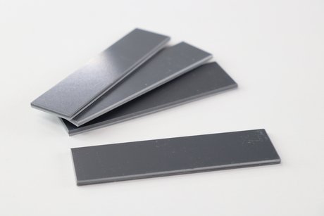 PVC Prüfkörper 100 x 25 x 3 mm