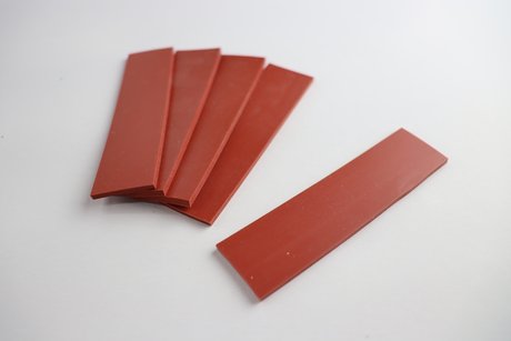 Silikon Prüfkörper 100 x 25 x 3 mm
