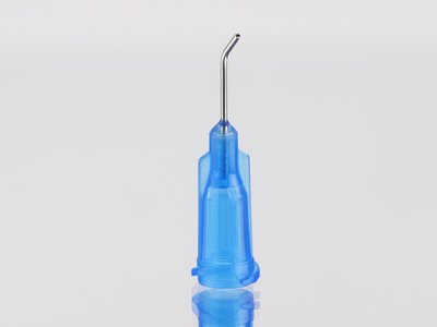 Techcon Systems 45° dispensing needle TE series 1/2" (blue)