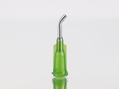 Techcon Systems 45° dispensing needle TE series 1/2" (olive)