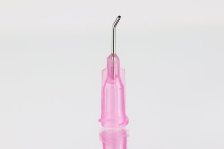 Techcon TE-Serie 1/2" 45° Dosiernadel (pink)