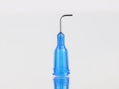 Techcon Systems 90° dispensing needle TE series 1/2" (blue)