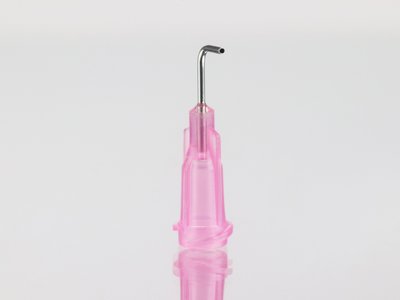 Techcon Systems 90° dispensing needle TE series 1/2" (pink)