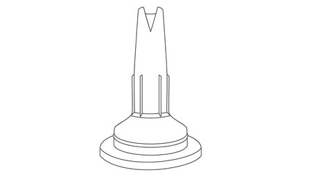 V-Naht Folienbeuteldüse