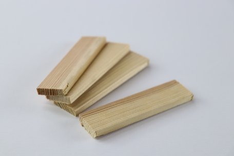 Weichholz Prüfkörper 73 x 19 x 4,9 mm