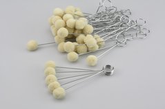 Wollwischer mit Metallstil 130mm