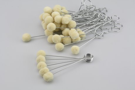 Wollwischer mit Metallstil 130mm