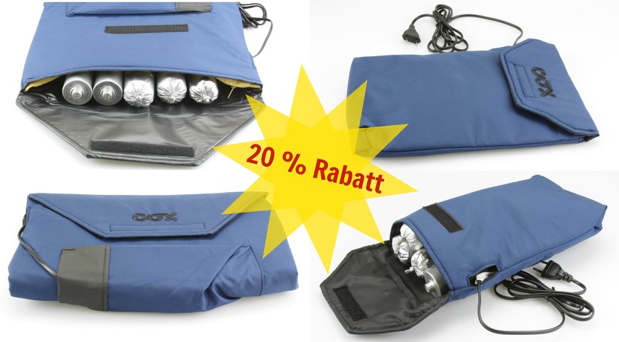 20% auf COX Heiztaschen