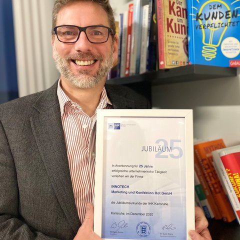 25 Jahre Innotech Marketing und Konfektion Rot GmbH