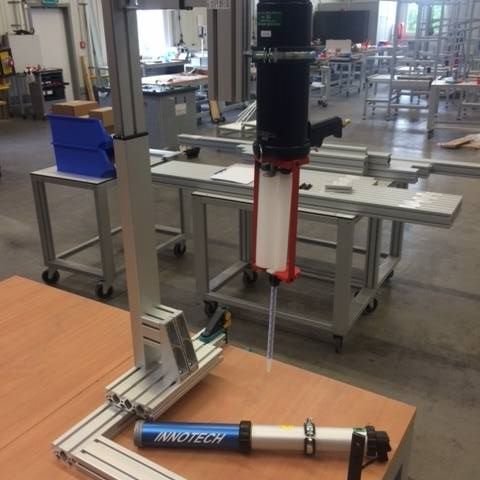 Stationärer Betrieb von Kartuschenpistolen