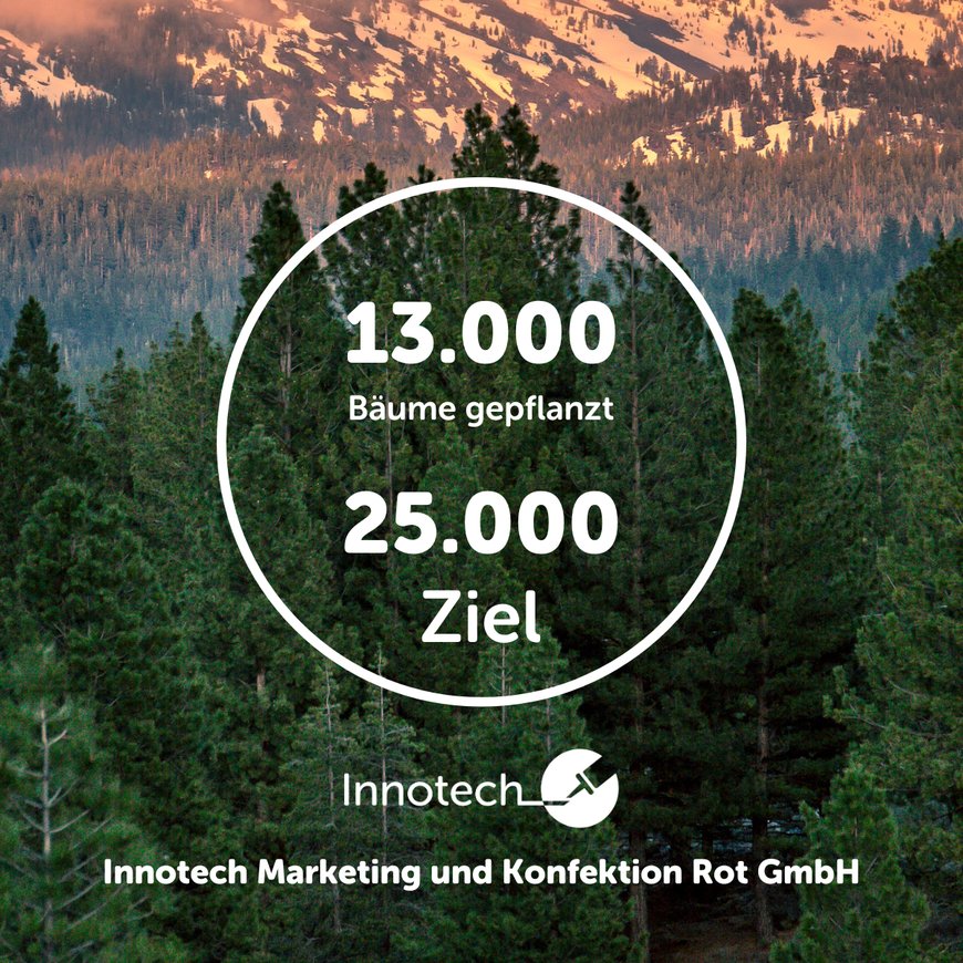 Innotech spendet auch dieses Jahr wieder Bäume anstatt Geschenke zu versenden