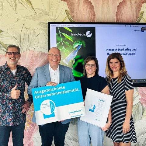 Innotech ausgezeichnet mit dem CrefoZert 2025!