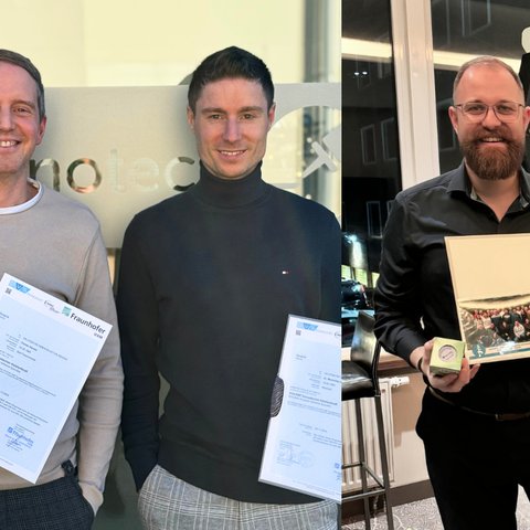 The Innotech team would like to congratulate Florian Deuser, Dr Maximilian Krötz and Adrien Schmidt on their recently completed training courses in adhesive bonding technology!