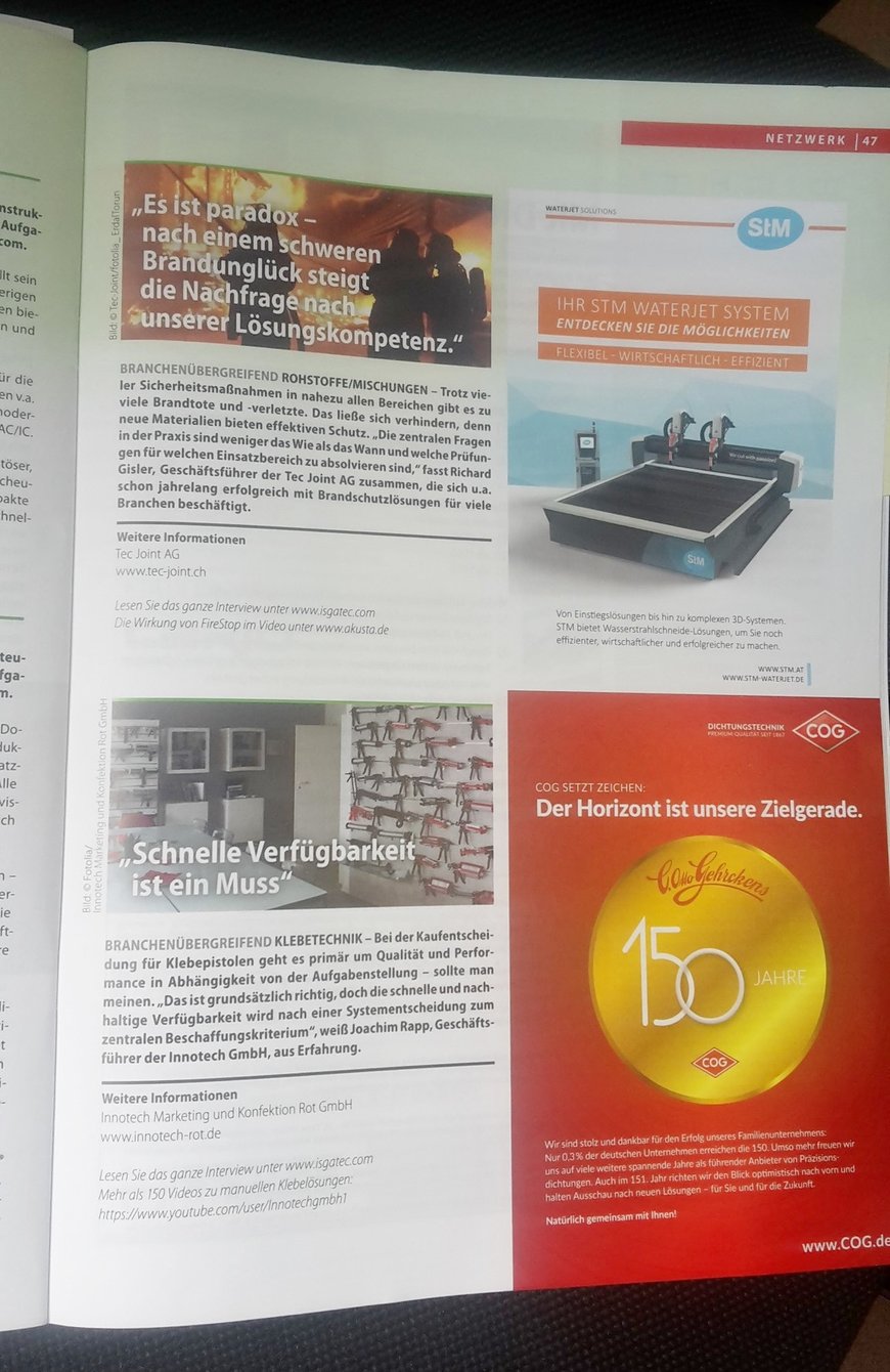 DICHT Innotech Artikel