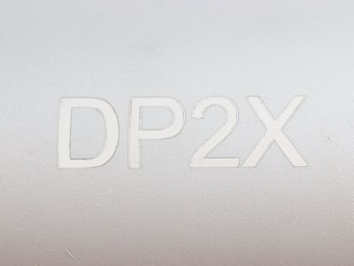 DP2X Mixpac™ Schriftzug Nahaufnahme