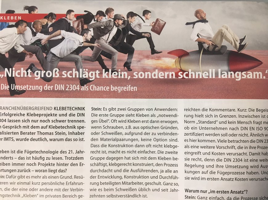 Fachmagazin Dicht DIN2304 Interview