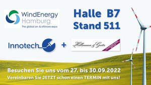Hurra! Es ist wieder Messezeit! Innotech auf der Windenergy