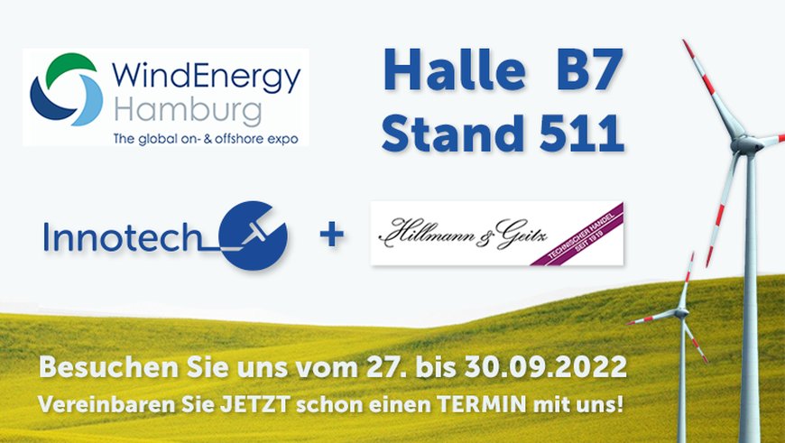 Hurra! Es ist wieder Messezeit! Innotech auf der Windenergy