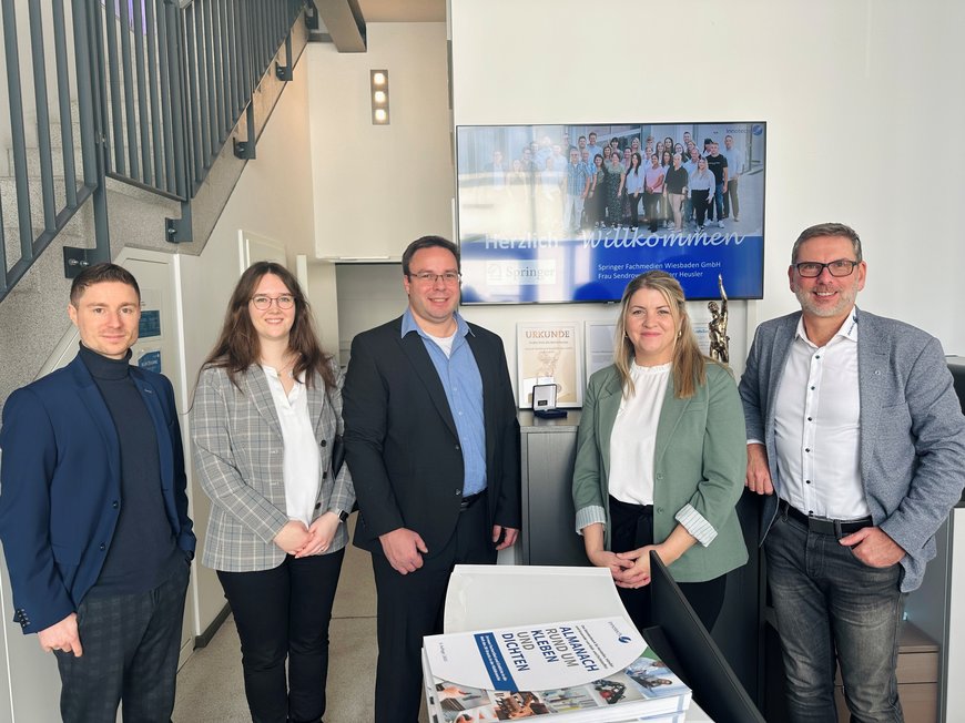 F.l.t.r.: Dr. Maximilian Krötz, Vanessa Sendrowski, Thomas Heusler, Denise Horn und Joachim Rapp