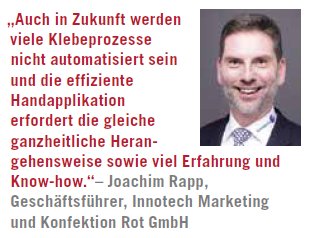 Innotech in der aktuellen Ausgabe der DICHT! 2.2017
