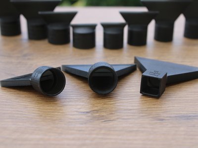 Cartridge nozzles with different connections