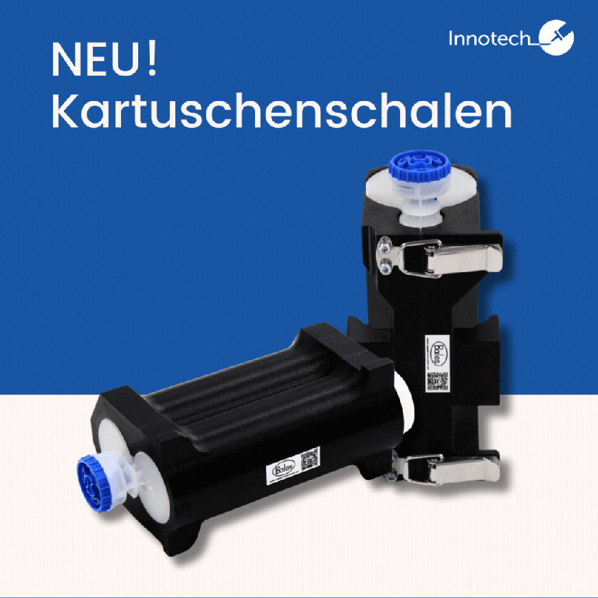 Neu bei Innotech im Produktsortiment: Die Kartuschenschalen von Bales Innovation